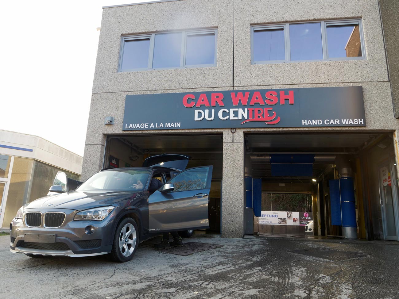 L'entrée du Car Wash du Centre